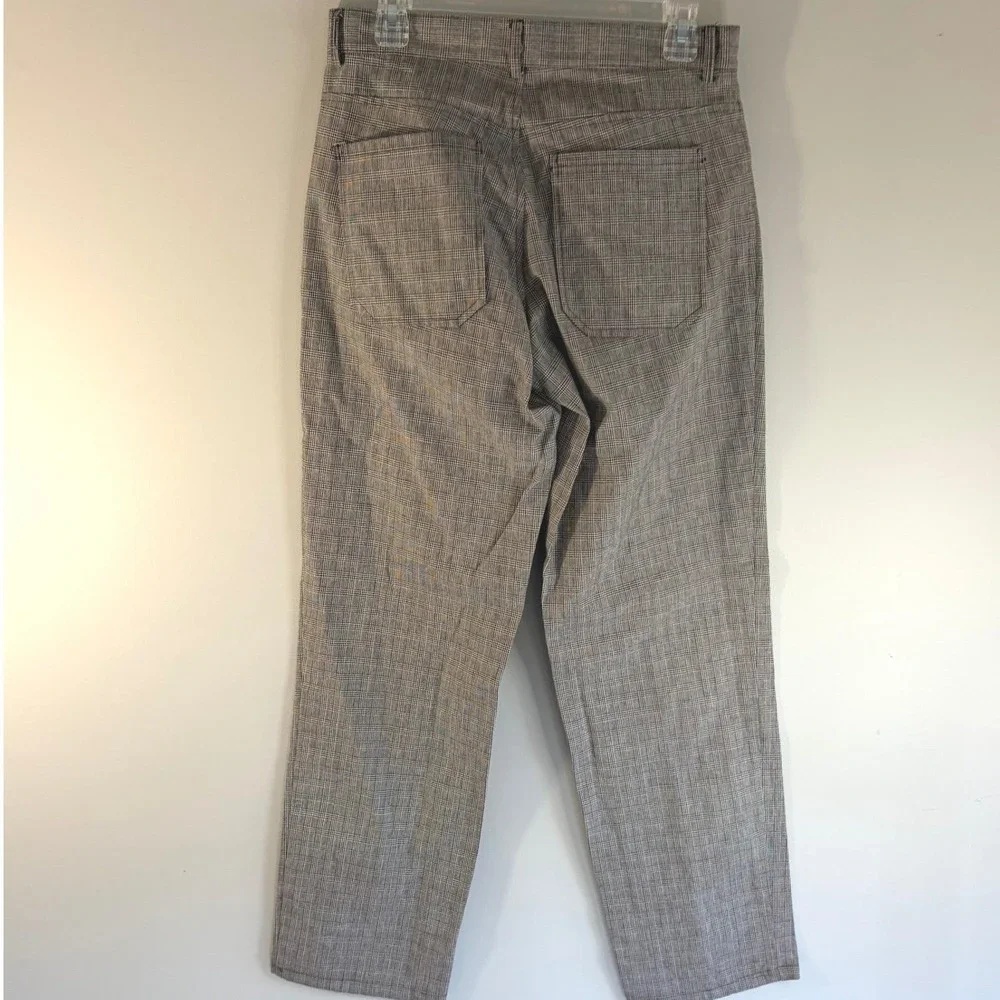 IQ Wear USA Mens‎ Glen Plaid Trousers Grey Black V2K Compatible Size 30